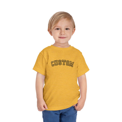 custom college Toddler Short Sleeve Tee