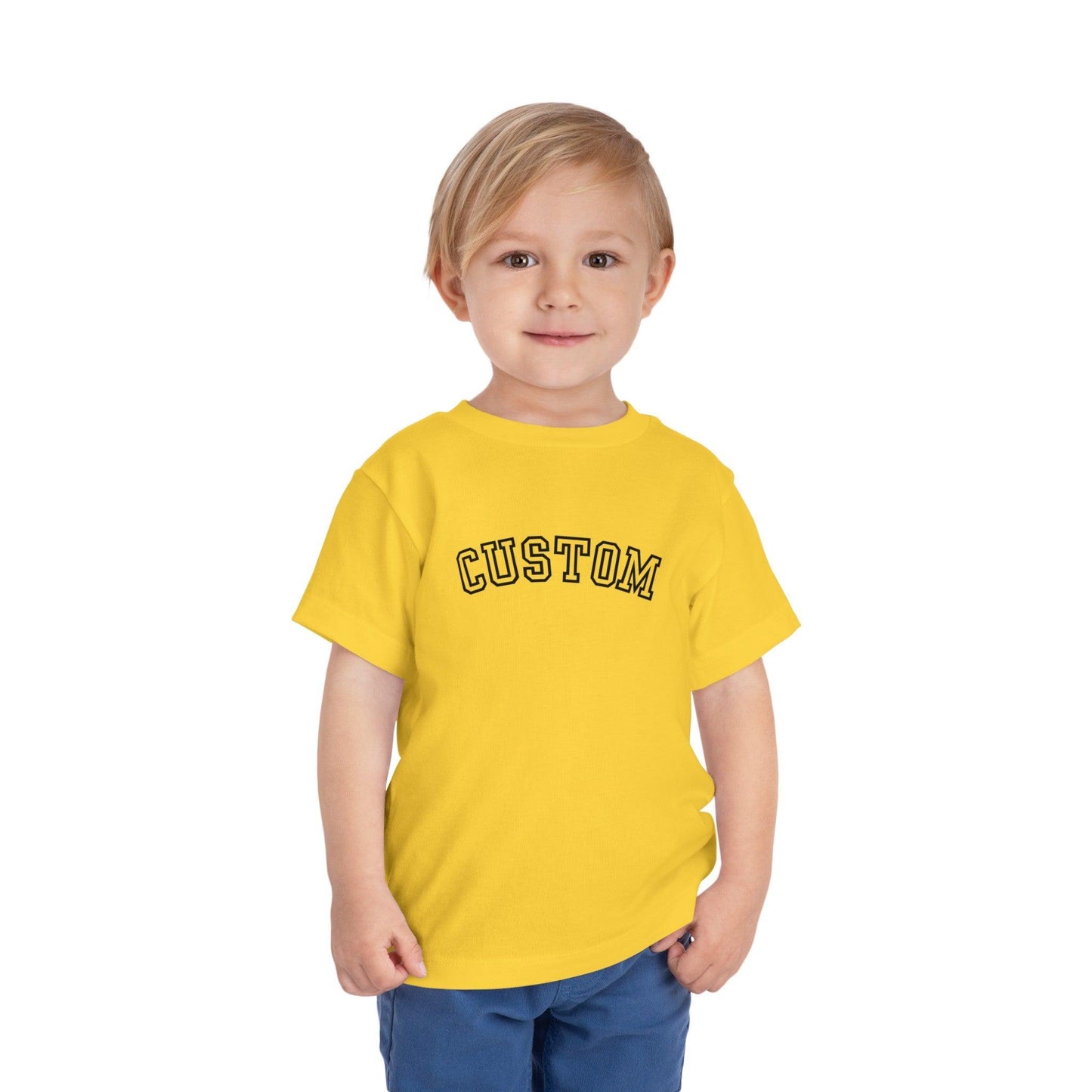 custom college Toddler Short Sleeve Tee