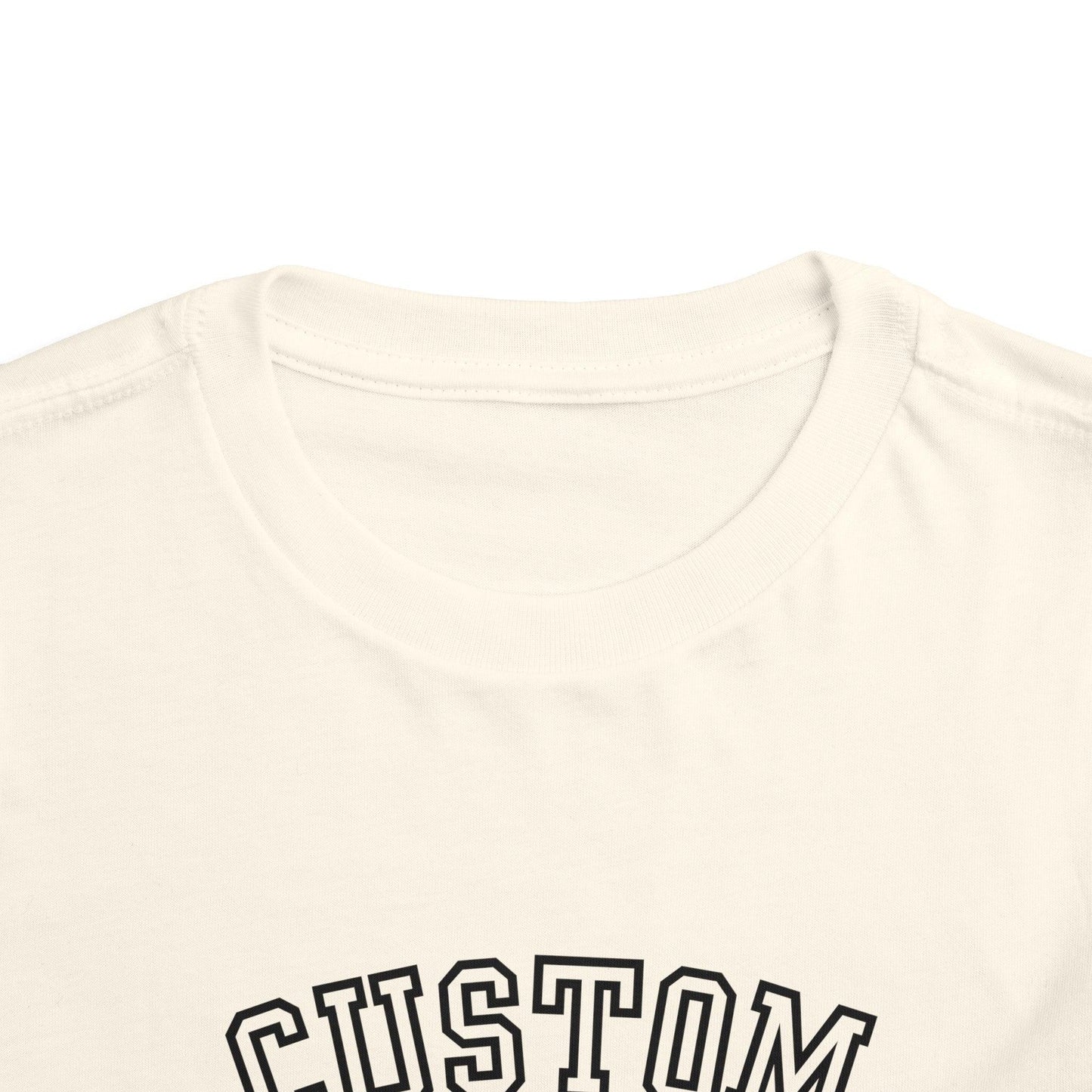 custom college Toddler Short Sleeve Tee