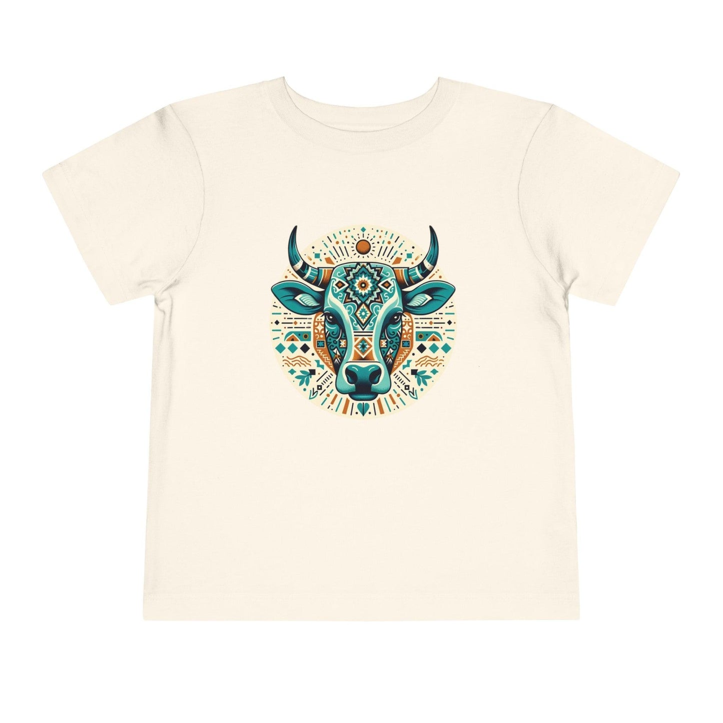 natural western cow toddler t shirt