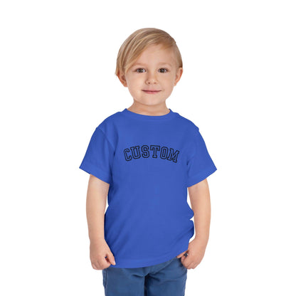 custom college Toddler Short Sleeve Tee