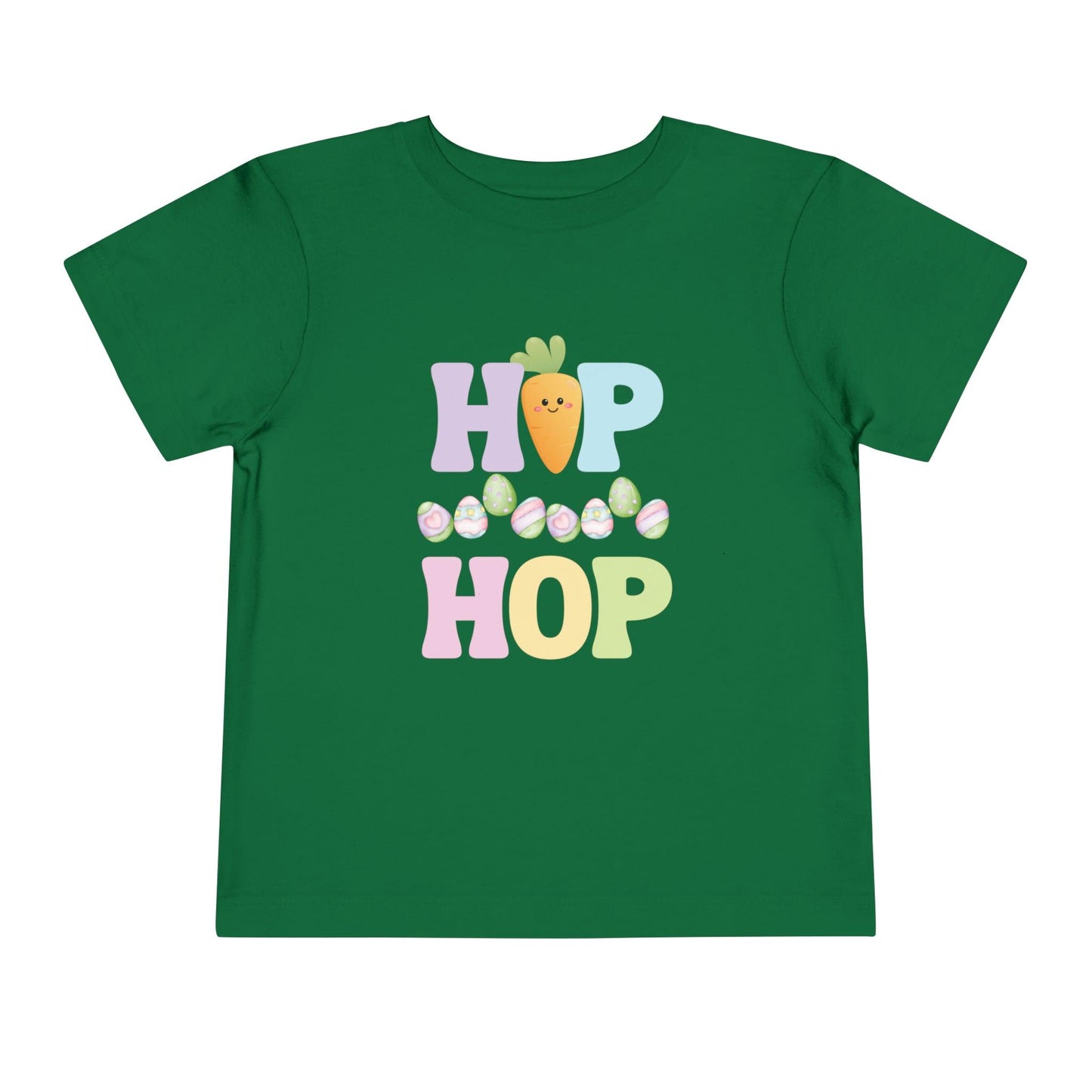 Hip Hop Easter with Eggs and Carrot Toddler Shirt kelly