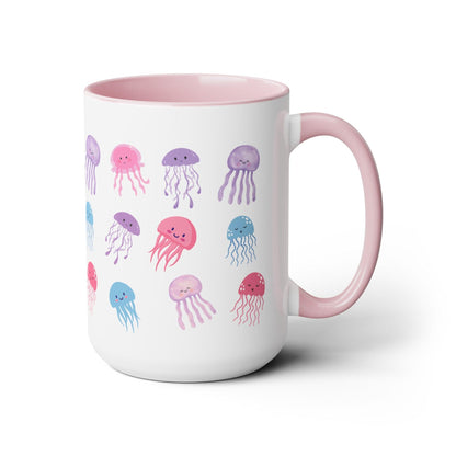 Cute Jellyfish Coffee Mug, Funny Jelly Coffee Mug