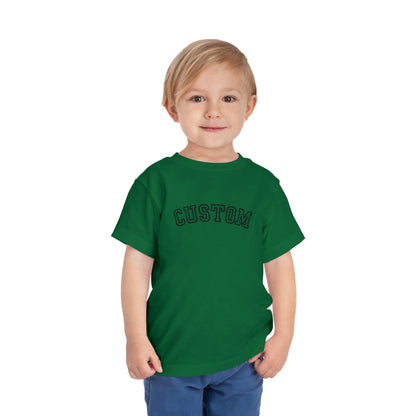 custom college Toddler Short Sleeve Tee