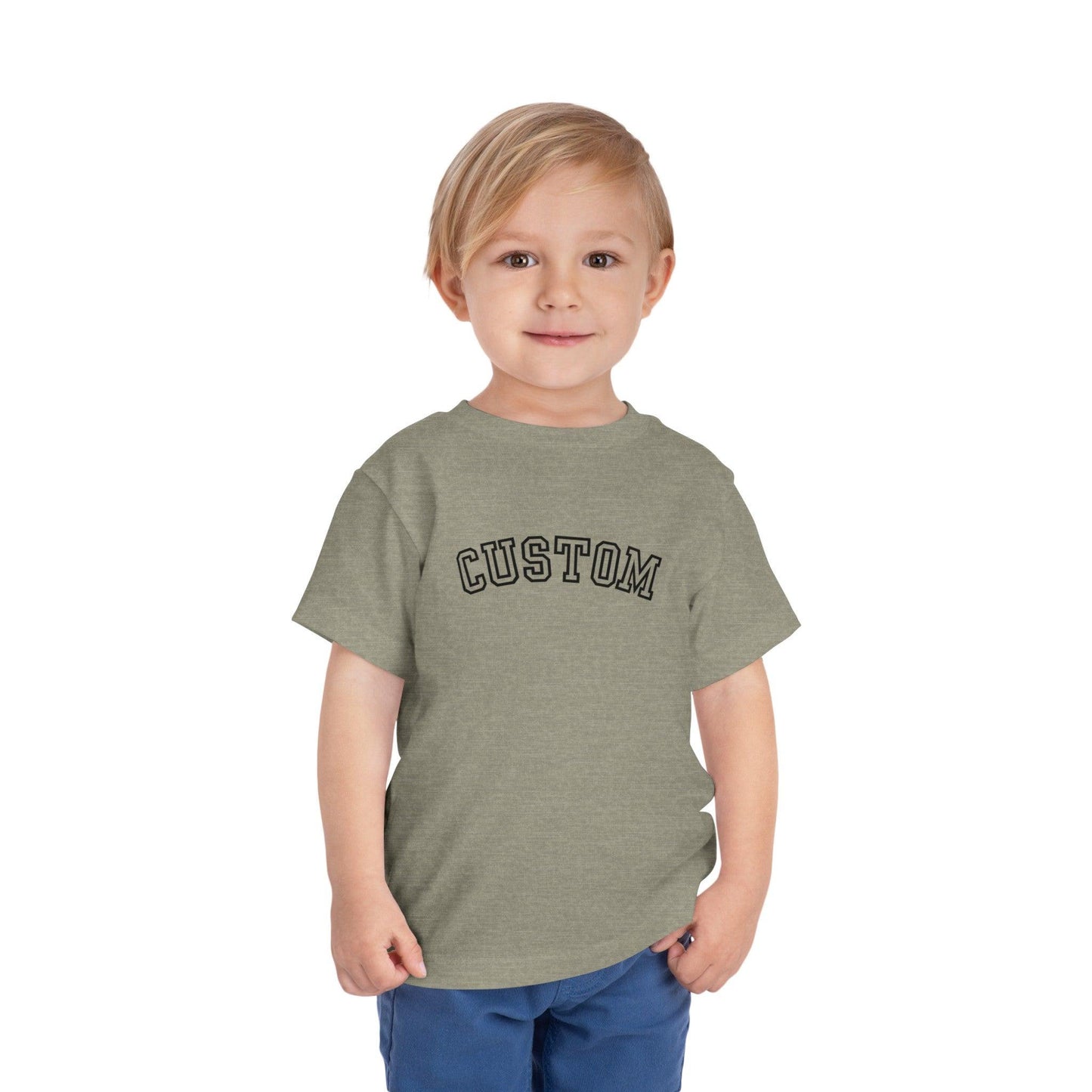 custom college Toddler Short Sleeve Tee