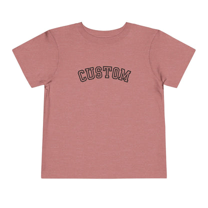 heather mauve custom toddler t shirt