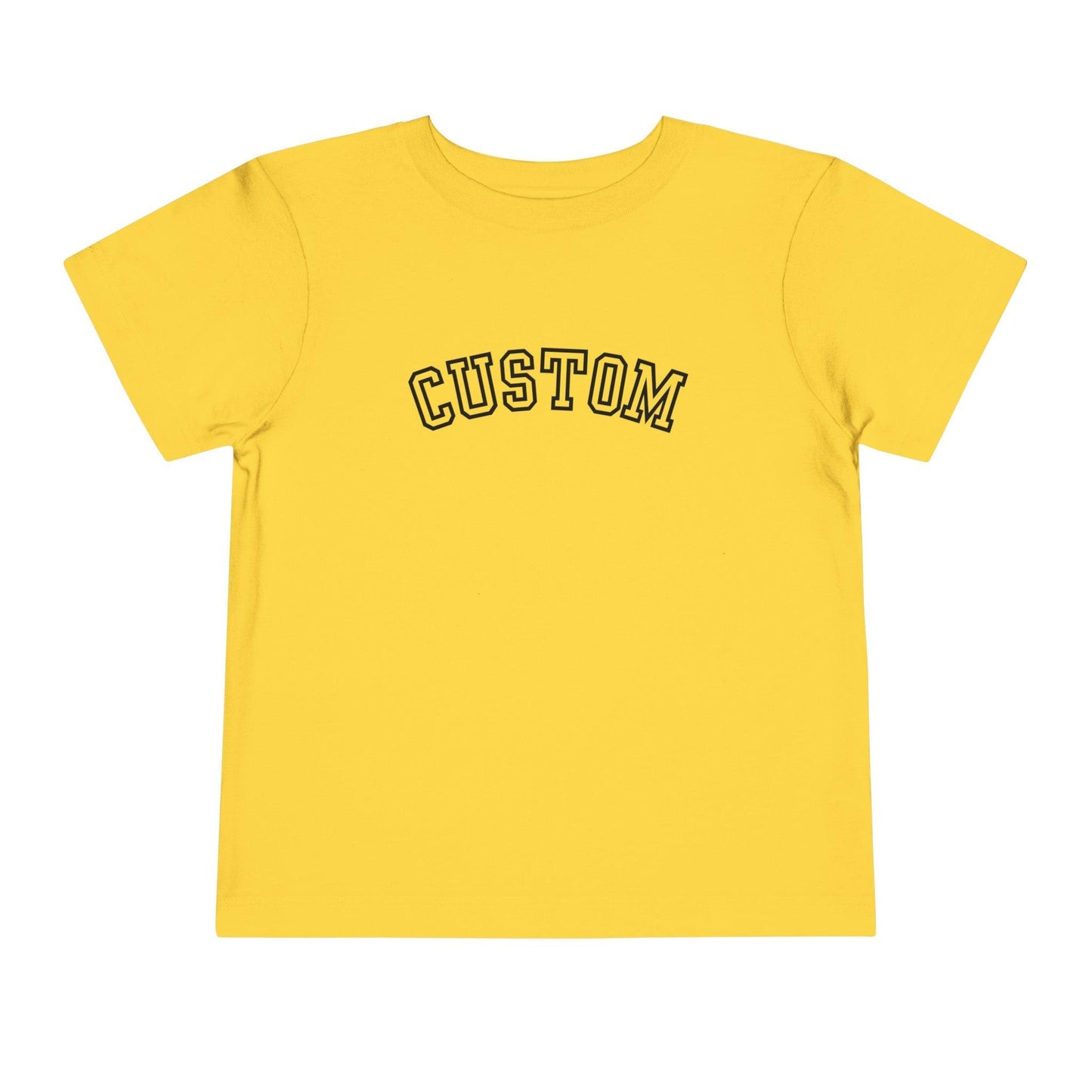 custom college Toddler Short Sleeve Tee