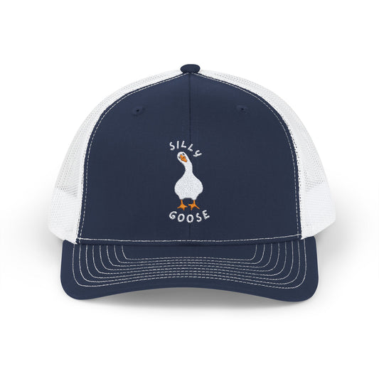 Silly Goose Embroidered Snapback Baseball Hat