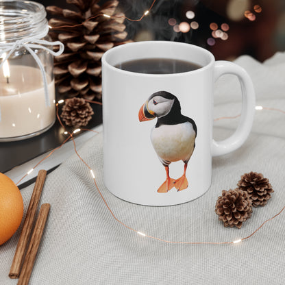 Puffin Mug, Puffin Coffee Mug, Bird Mug, Cute Puffin Lovers Gift