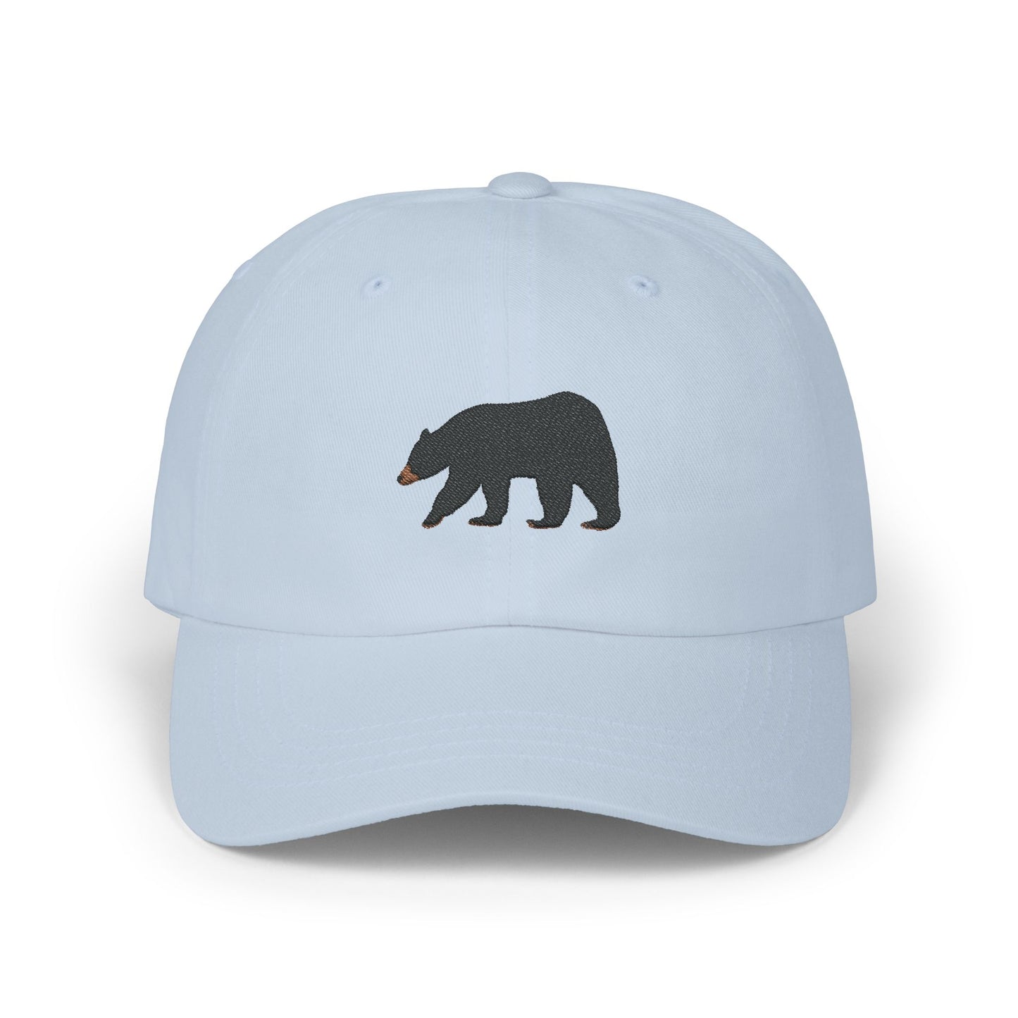 Black Bear Embroidered Hat, Embroidered Men and Women Wildlife Baseball Cap, Bear Lover Hat