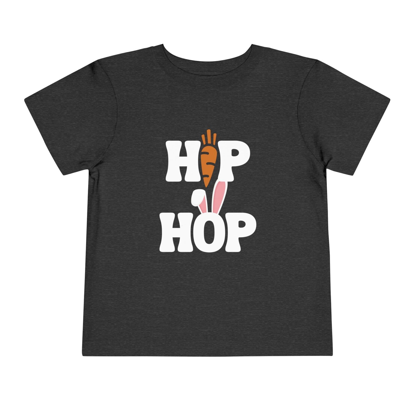 Hip Hop Easter Bunny Toddler Shirt dark heather grey