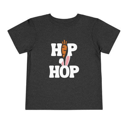 Hip Hop Easter Bunny Toddler Shirt dark heather grey