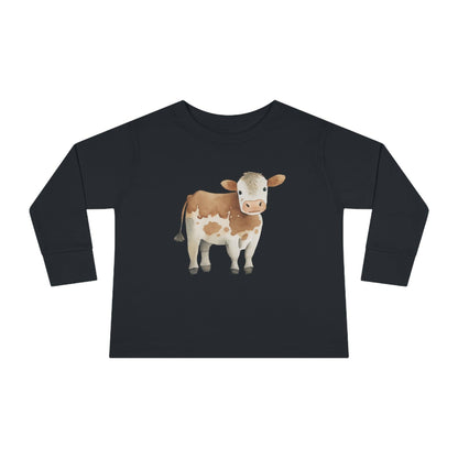 black cow toddler long sleeve shirt