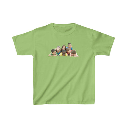 lime green youth custom photo t shirt