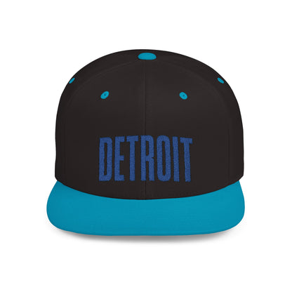 Detroit Sports Hometown Embroidered Flat Bill Snapback