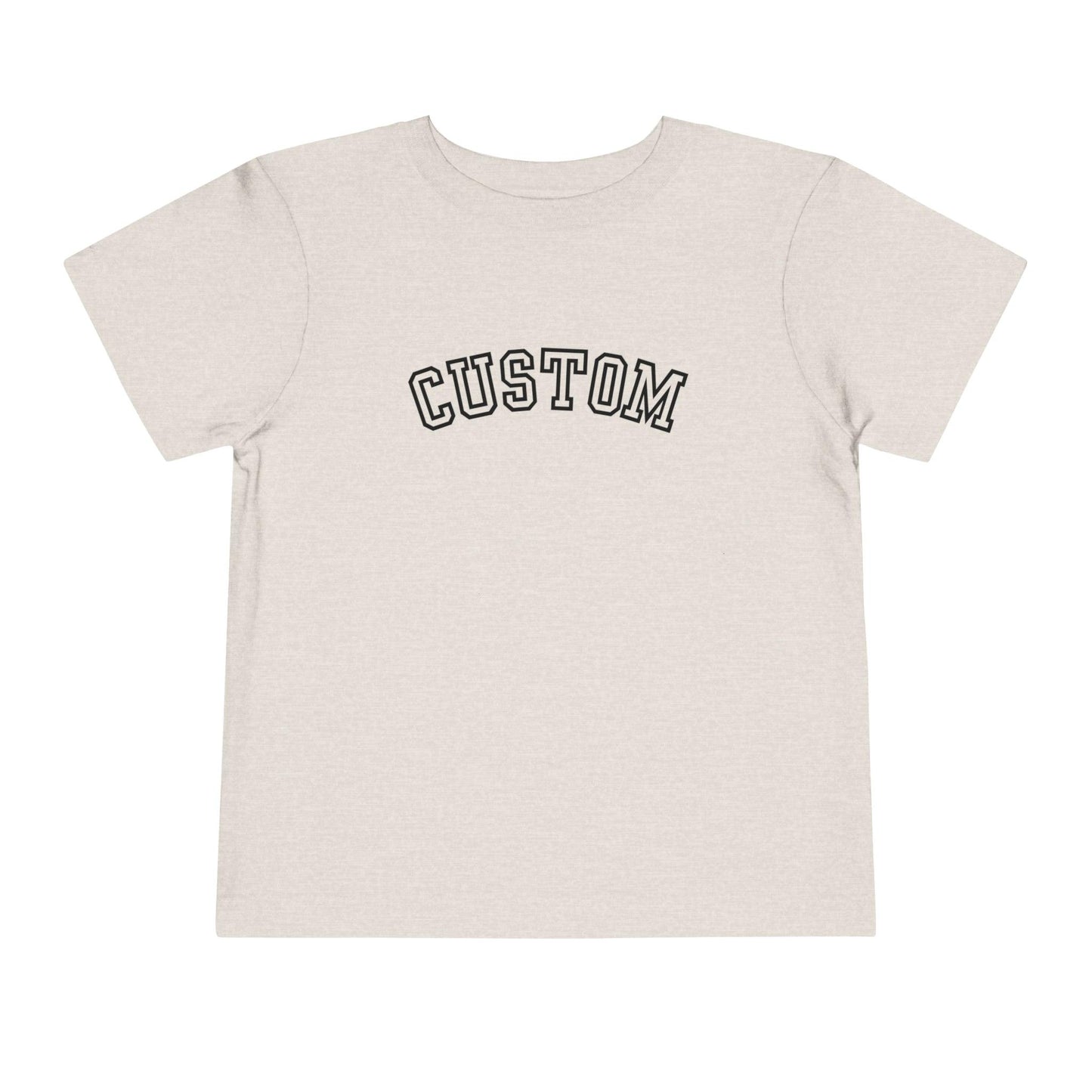 heather dust custom toddler t shirt