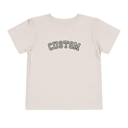 heather dust custom toddler t shirt