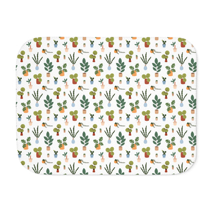 60x80 Plants Sherpa blanket 