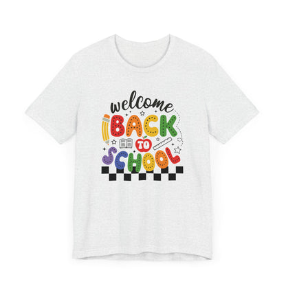 Welcome Back to School Teacher T Shirt, Back To School Shirt, Cute Teacher Gift, First Day of School Tee