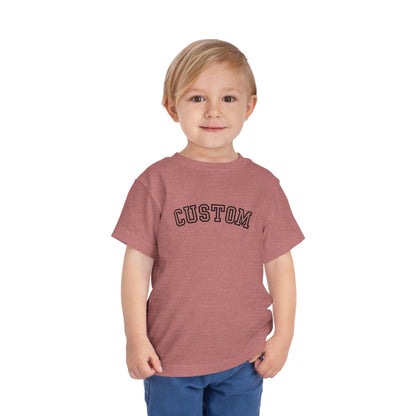 custom college Toddler Short Sleeve Tee