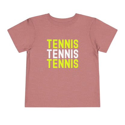 heather mauve tennis tennis tennis toddler t shirt