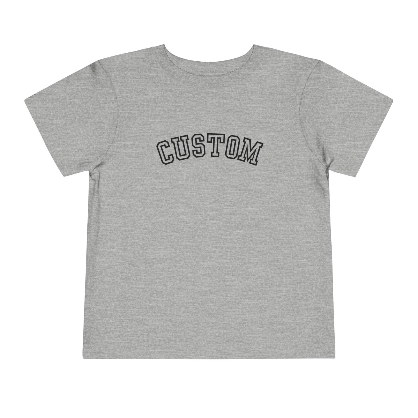 athletic heather custom toddler t shirt