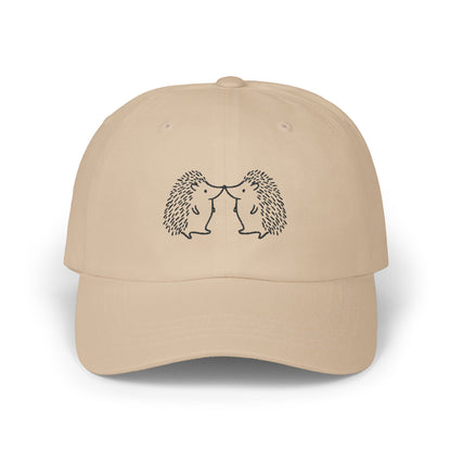 Hedgehogs Embroidered Nose Kissing Hat