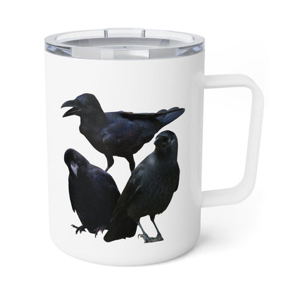 Insulated crow mug