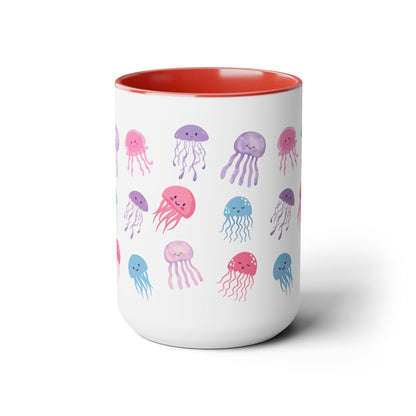 Cute Jellyfish Coffee Mug, Funny Jelly Coffee Mug