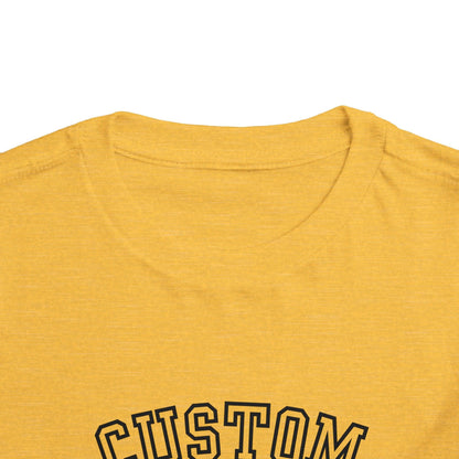 custom college Toddler Short Sleeve Tee