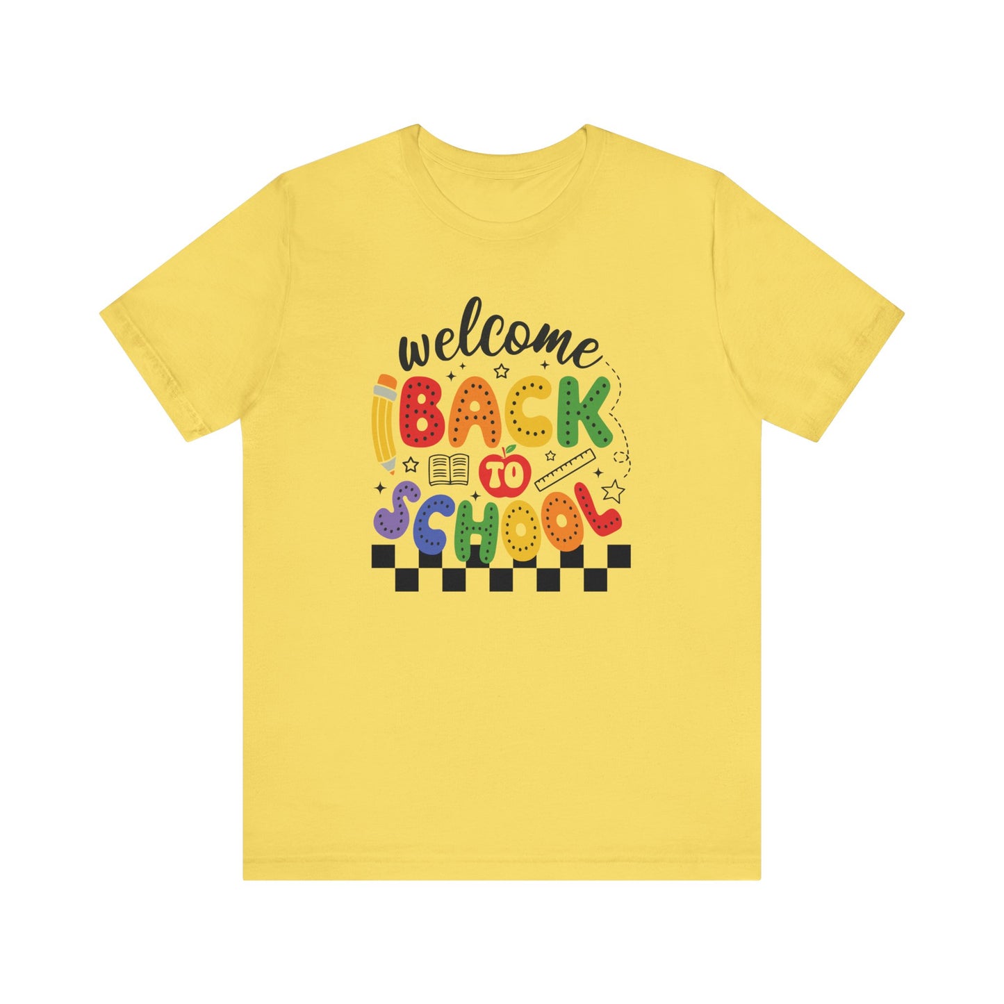 Welcome Back to School Teacher T Shirt, Back To School Shirt, Cute Teacher Gift, First Day of School Tee