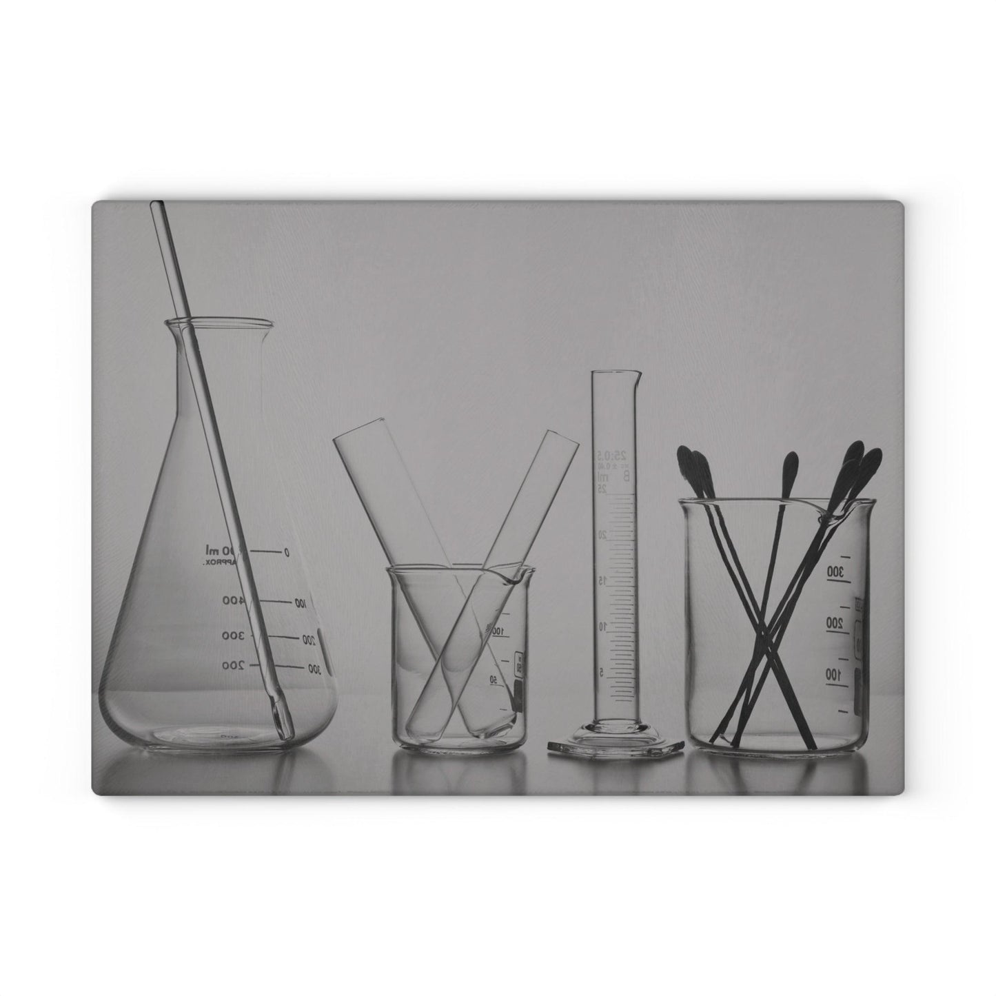 Science Teacher Glass Cutting Board large board