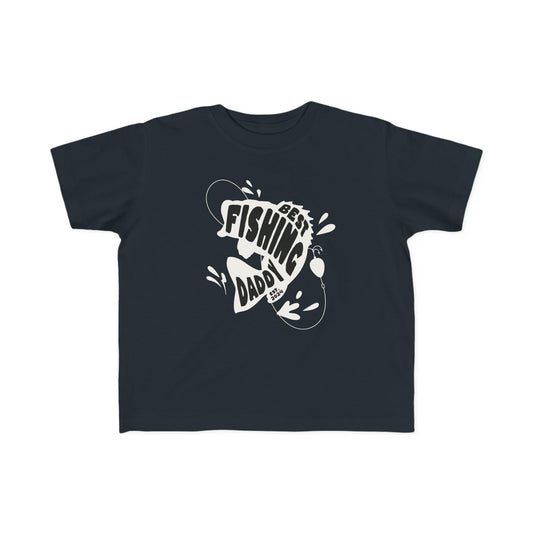 black fishing toddler t shirt