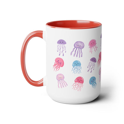 Cute Jellyfish Coffee Mug, Funny Jelly Coffee Mug