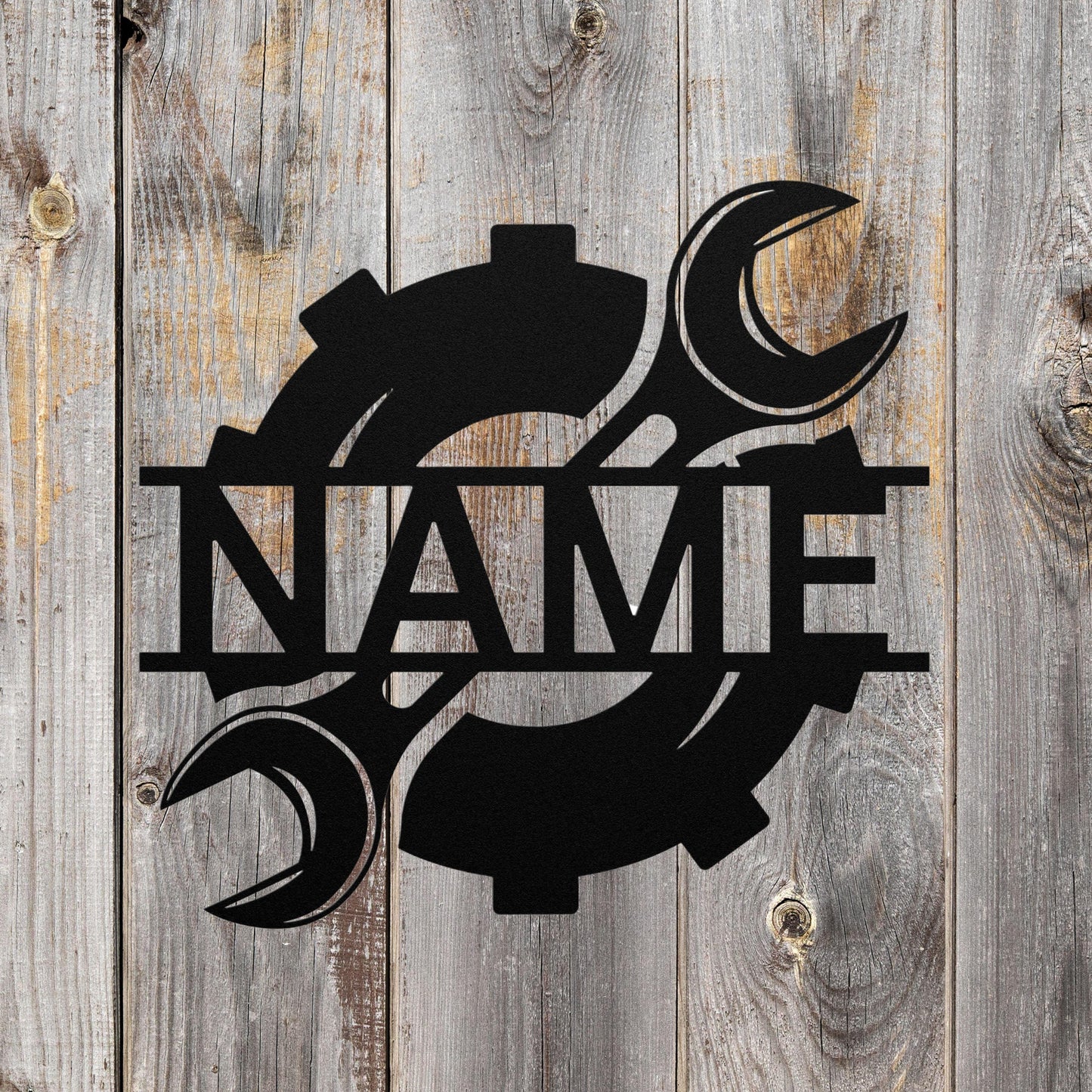 Personalized Workshop and Garage Metal Sign