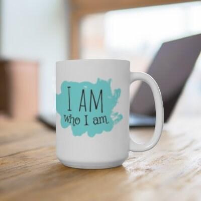 I Am Who I Am Christian Coffee Mug 15oz 