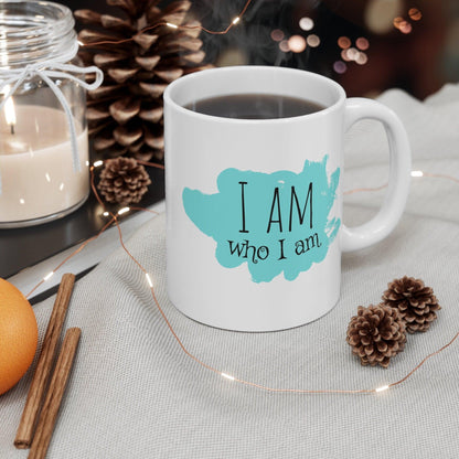 I Am Who I Am Christian Coffee Mug holiday picture