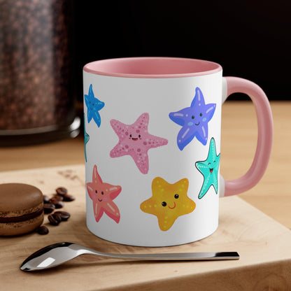 Starfish Coffee Mug pink