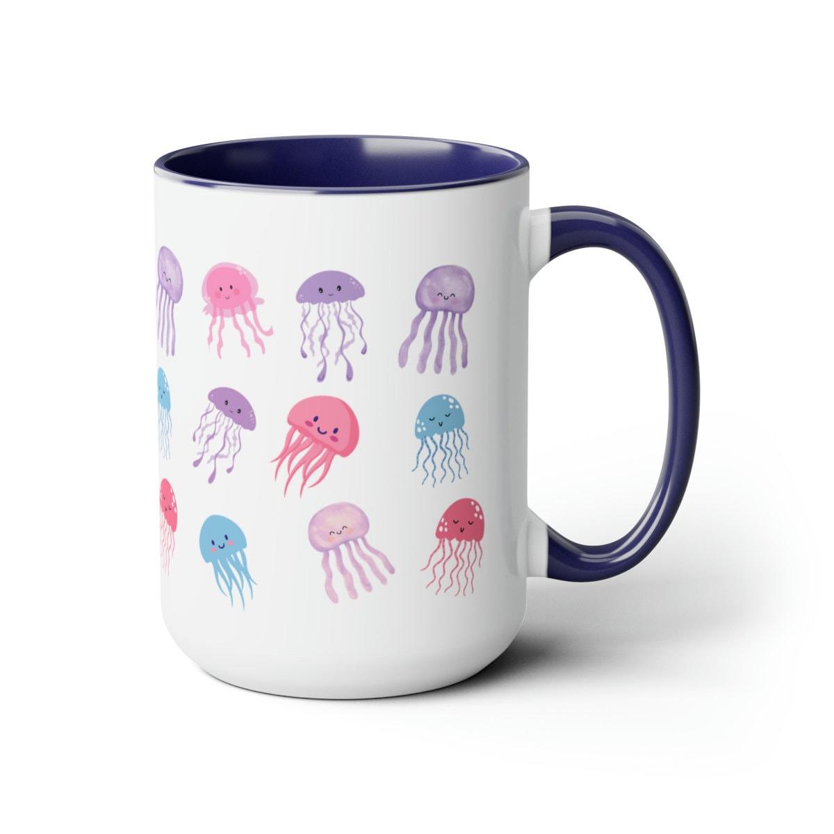 Jellyfish Coffee Mug navy