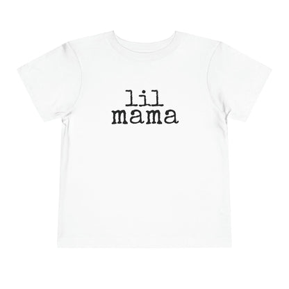 Lil Mama Girl Toddler T-Shirt white