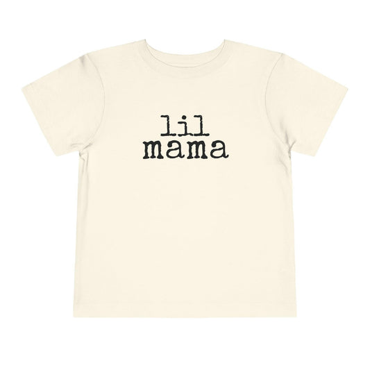 Lil Mama Girl Toddler T-Shirt natural