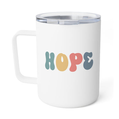 Hope Insulated Coffee Mug, Inspirational Mug back