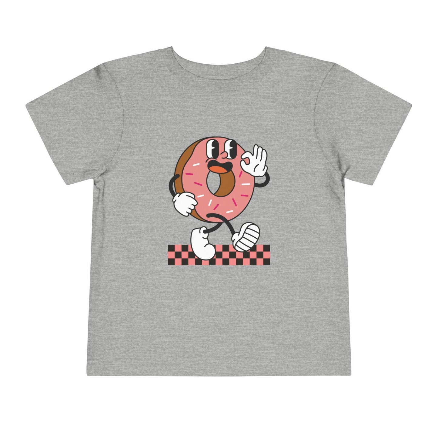 Donut Toddler Retro T-Shirt heather