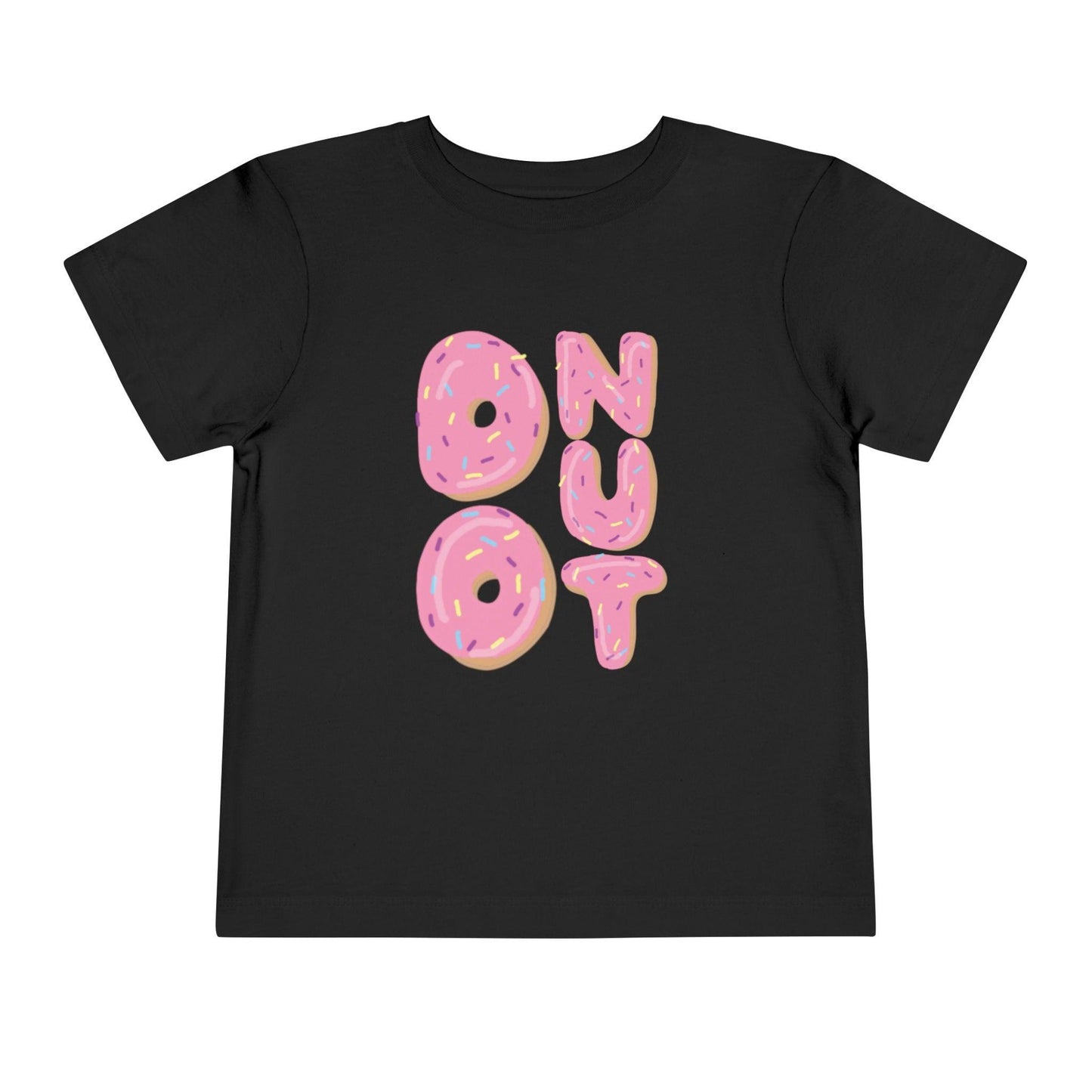 Donut Toddler T-Shirt black