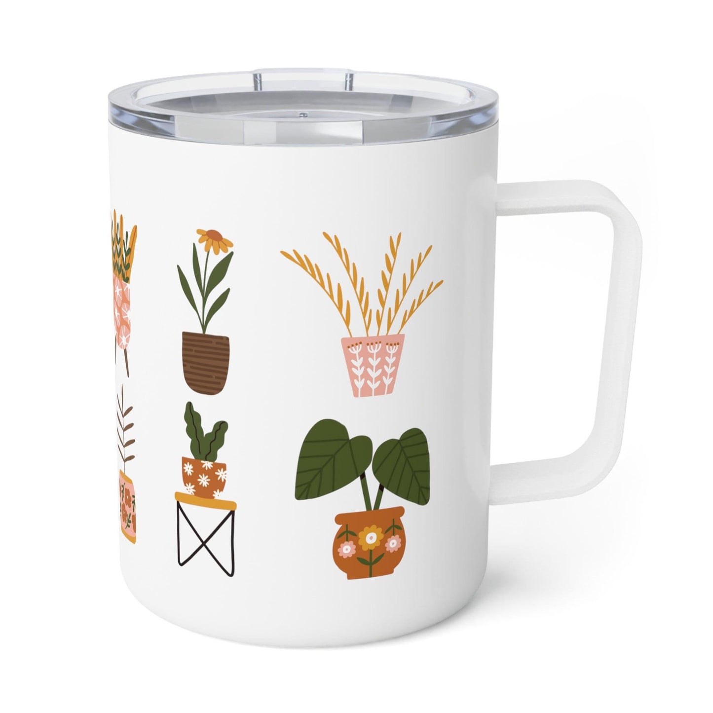 Modern Plants Insulated Coffee Mug back