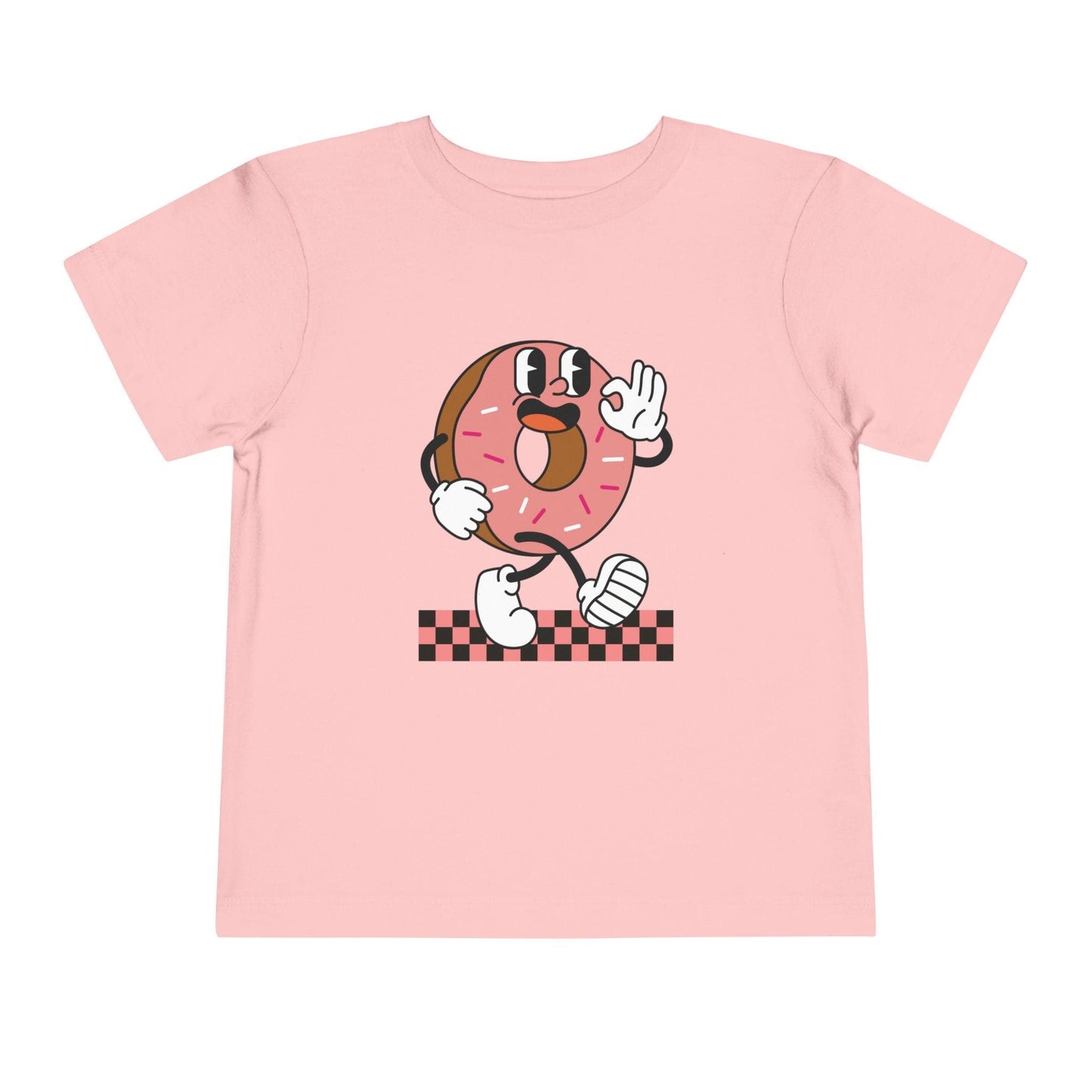 Donut Toddler Retro T-Shirt pink