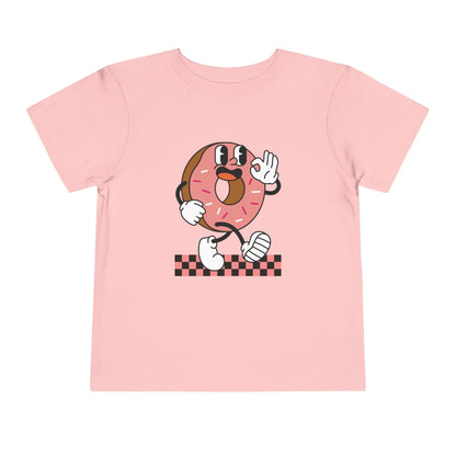 Donut Toddler Retro T-Shirt pink