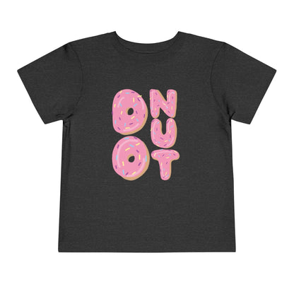 Donut Toddler T-Shirt dark heather gray