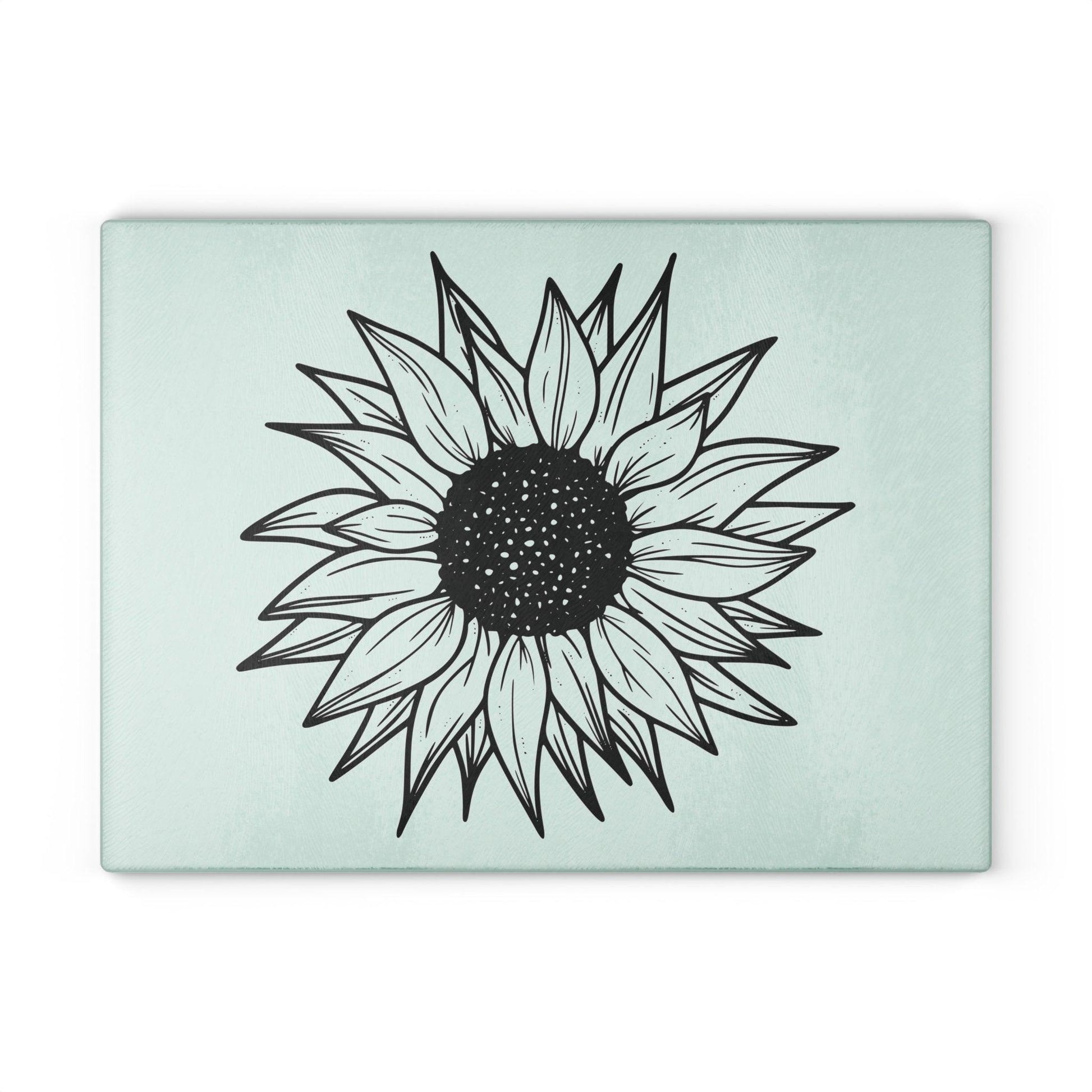 Sunflower Glass Cutting Board large